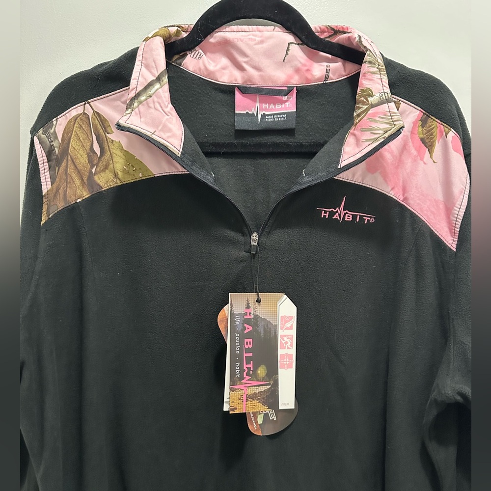 Women’s Habit RealTree Fleece 1/4 Zip XL